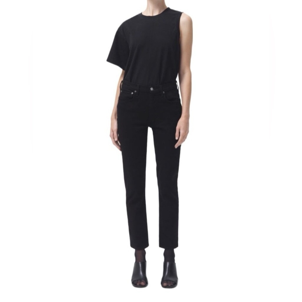 Agolde Merrel Black Straight Leg Jeans size 26